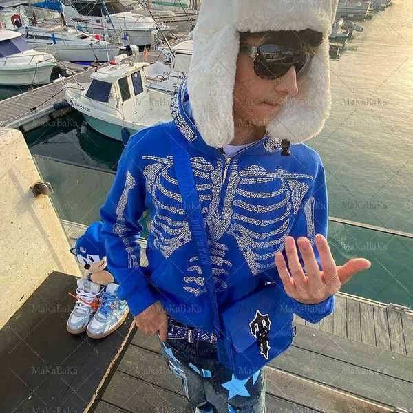 womens y2k fashion hoodie skull rhinestone zip up grunge women's oversized sweatshirt punk harajuku long sleeve outerwear y220818 56urs, Black
womens y2k fashion hoodie skull rhinestone zip up grunge women's oversized sweatshirt punk harajuku long sleeve outerwear y220818 56urs, Black