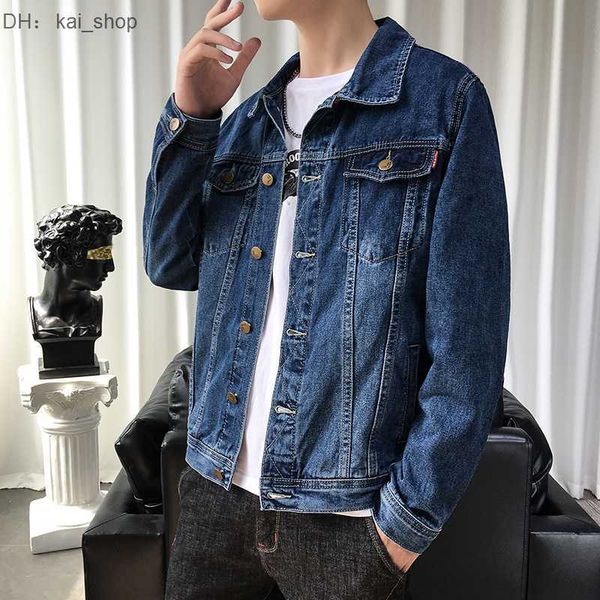 men's fur & faux spring denim coat new korean version handsome outerwear student fashion 11, Black
men's fur & faux spring denim coat new korean version handsome outerwear student fashion 11, Black