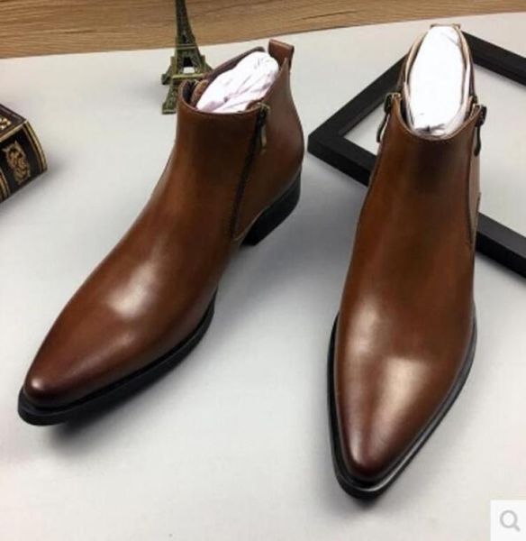 leather high men dress winter boots work booties for man pointed toe male black yellow wedding oxfords shoes tactical boots8653770
leather high men dress winter boots work booties for man pointed toe male black yellow wedding oxfords shoes tactical boots8653770
