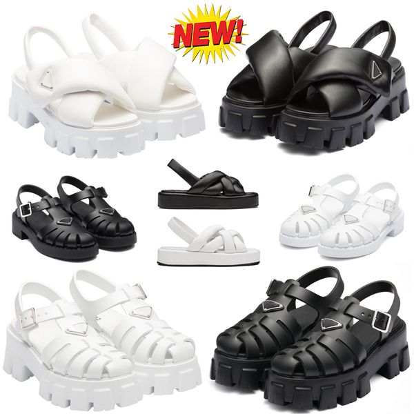 2023 black leather shoes increase platform sandal monolith prad triangle logo non-slip leather 36-40
2023 black leather shoes increase platform sandal monolith prad triangle logo non-slip leather 36-40