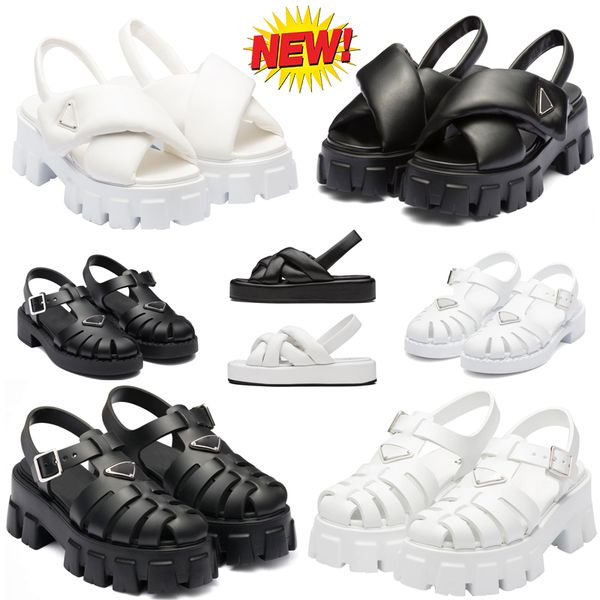 2023 black leather shoes increase platform sandal monolith prad triangle logo non-slip leather size 36-40
2023 black leather shoes increase platform sandal monolith prad triangle logo non-slip leather size 36-40