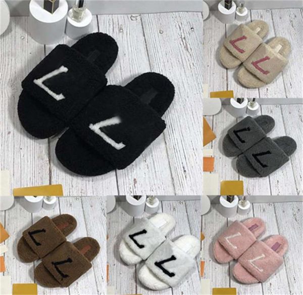 designer wool slippers winter fluffy letter sandals fashion woman slipper warm comfortable slides fuzzy girl sandal with box size 2501672, Black
designer wool slippers winter fluffy letter sandals fashion woman slipper warm comfortable slides fuzzy girl sandal with box size 2501672, Black