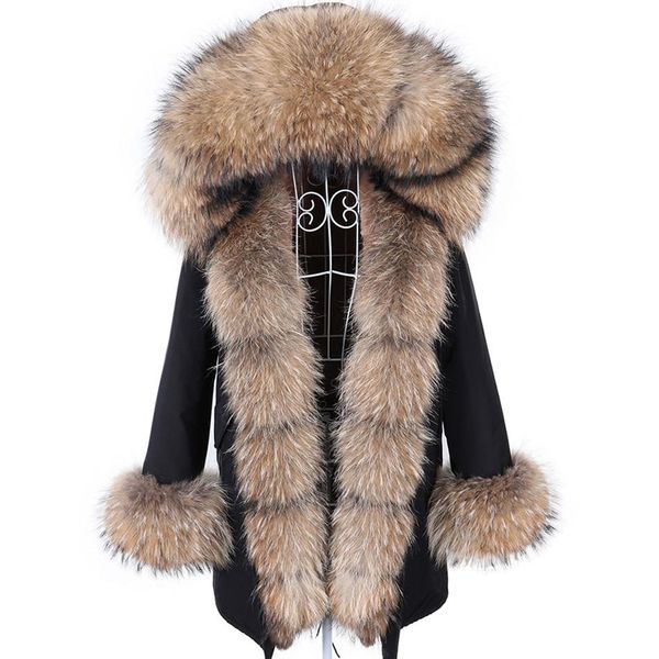 fur maomaokong new jacket female 2022 natural real fur coat women's coat winter fox fur collar jacket parka women's clothing, Black
fur maomaokong new jacket female 2022 natural real fur coat women's coat winter fox fur collar jacket parka women's clothing, Black