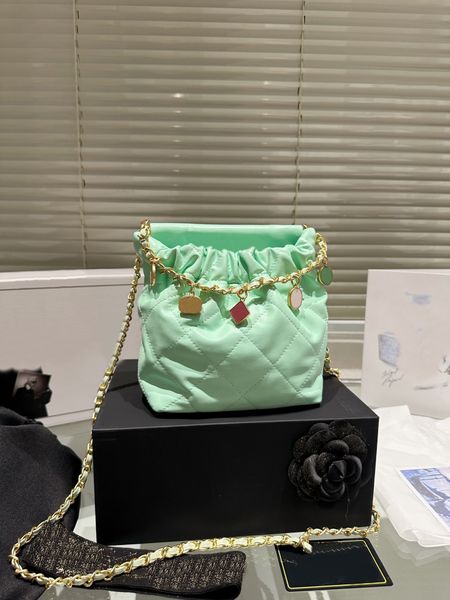 tz 23p luxurys lambskin handbags pendant gem bucket bag handheld mini tote bag women shoulder crossbody bags golden chain strap shopping bag
tz 23p luxurys lambskin handbags pendant gem bucket bag handheld mini tote bag women shoulder crossbody bags golden chain strap shopping bag