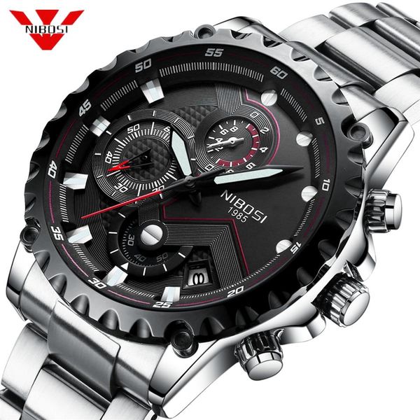 nibosi fashion mens watches brand luxury big dial military quartz watch waterproof chronograph watch men relogio masculino193v, Slivery;brown
nibosi fashion mens watches brand luxury big dial military quartz watch waterproof chronograph watch men relogio masculino193v, Slivery;brown