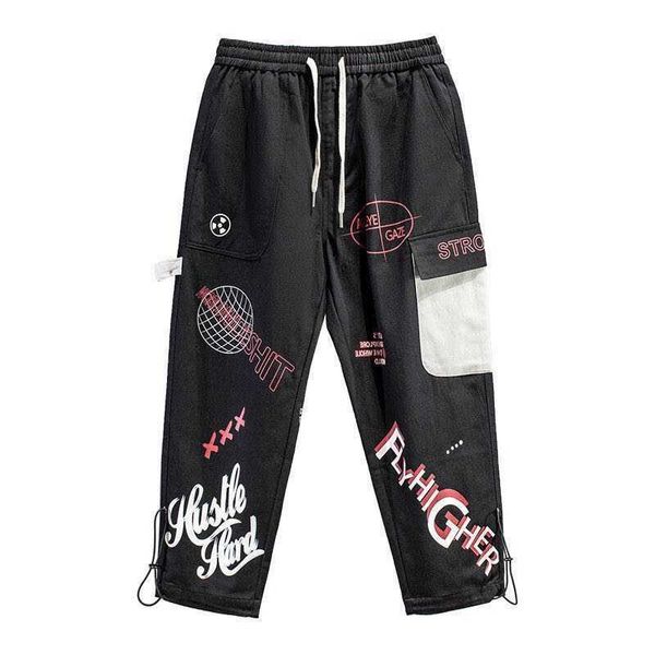 men's pants men pants spring and autumn cargo pants man fashion hip hop casual pants loose korean drstring men joggers sweatpants j2304, Black
men's pants men pants spring and autumn cargo pants man fashion hip hop casual pants loose korean drstring men joggers sweatpants j2304, Black