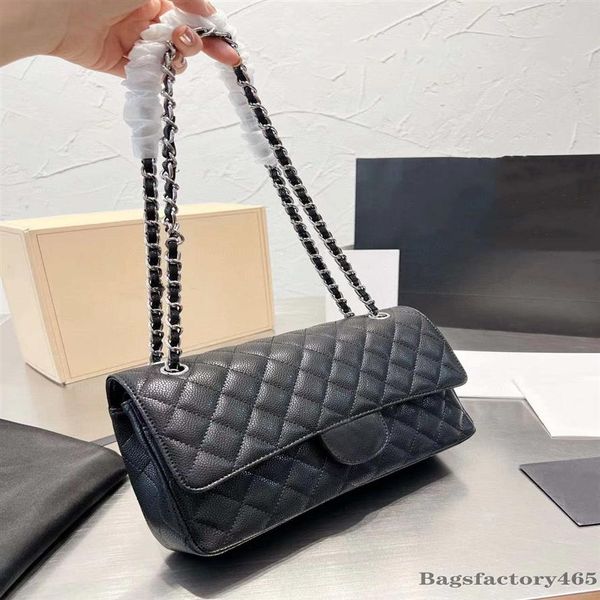 25cm classic flap luxury big brand bag caviar grained cowhide leather fashion handbag cf womens wallet golden chain shoulder bags 3113
25cm classic flap luxury big brand bag caviar grained cowhide leather fashion handbag cf womens wallet golden chain shoulder bags 3113