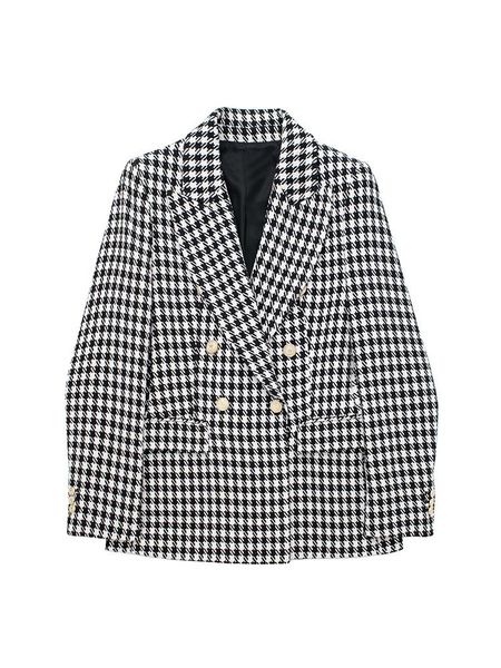pants bm md za 7553509 women 2022 new fashion houndstooth double breasted blazer coat vintage long sleeve female outerwear 7553/509, White
pants bm md za 7553509 women 2022 new fashion houndstooth double breasted blazer coat vintage long sleeve female outerwear 7553/509, White