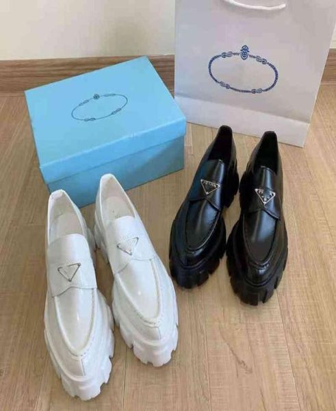 women with box shoes luxury designer brand dress shoe metal triangle monolith brushed leather loafers platform heel pointed and ro8729106, Black
women with box shoes luxury designer brand dress shoe metal triangle monolith brushed leather loafers platform heel pointed and ro8729106, Black