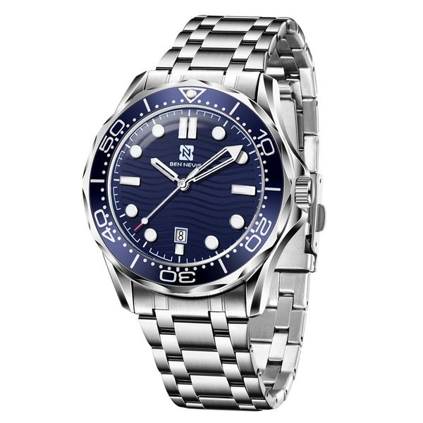 men's brand 2022 the new luxury classic watch quartz watch personalise fashion business gift man stainless steel calendar2609, Slivery;brown
men's brand 2022 the new luxury classic watch quartz watch personalise fashion business gift man stainless steel calendar2609, Slivery;brown