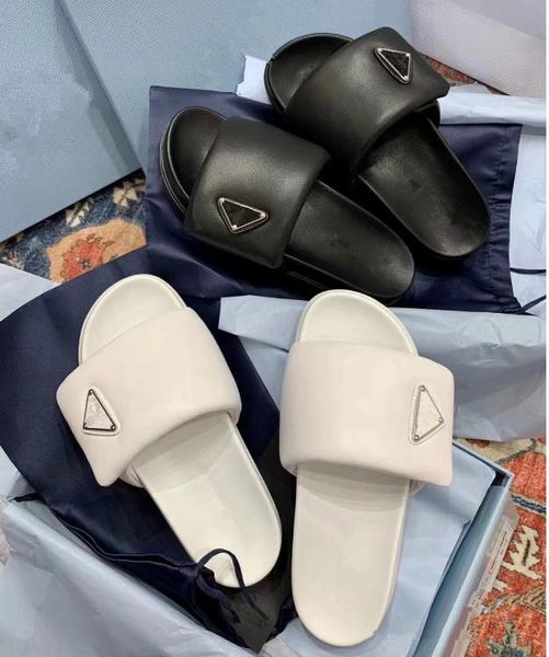 women designer chubby slippers summer leather bread triangles ladies' flip-flops holiday sandals resort black white thick bottom female
women designer chubby slippers summer leather bread triangles ladies' flip-flops holiday sandals resort black white thick bottom female