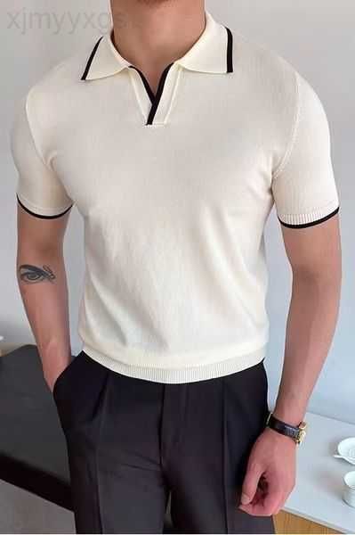 spring summer knit polo shirt men casual turn down collar button up fashion striped solid slim ice silk fabric t shirt 220606 11ymos, White;black
spring summer knit polo shirt men casual turn down collar button up fashion striped solid slim ice silk fabric t shirt 220606 11ymos, White;black