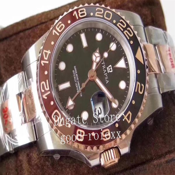 men's watches crystal black brown bezel watch mens gm automatic cal 3285 rose gold men 904l steel eta 126711 gmf wristwatches313u, Slivery;brown
men's watches crystal black brown bezel watch mens gm automatic cal 3285 rose gold men 904l steel eta 126711 gmf wristwatches313u, Slivery;brown