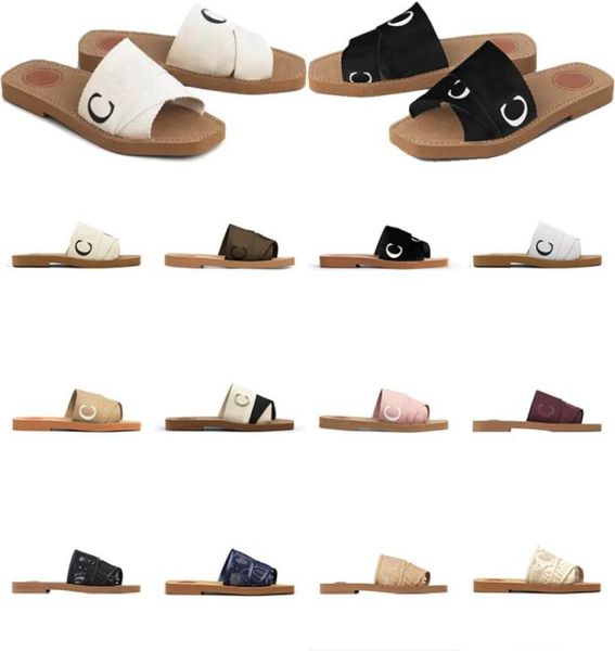 women woody mules flat sandals slides designer canvas slippers rubber slides white black beige lace womens fashion outdoor beach s1821386
women woody mules flat sandals slides designer canvas slippers rubber slides white black beige lace womens fashion outdoor beach s1821386