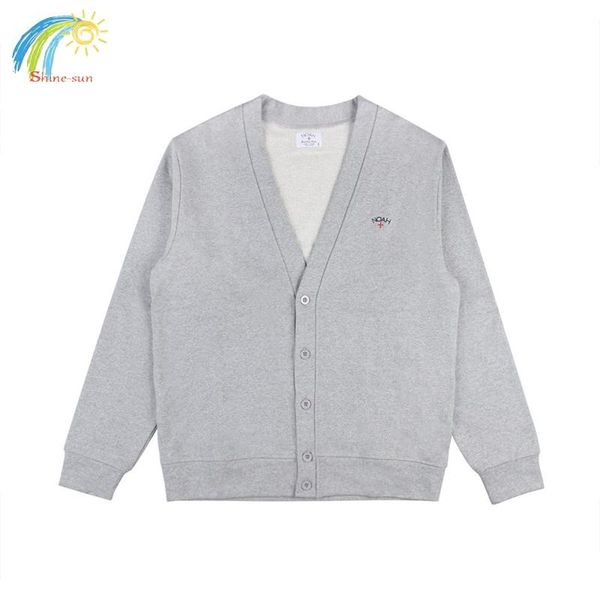 sweaters black gray noah sweater cardigan men women vneck button oversize cotton embroidery noah long sleeve, White;black
sweaters black gray noah sweater cardigan men women vneck button oversize cotton embroidery noah long sleeve, White;black