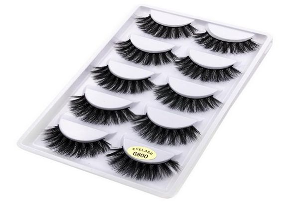 5 pair eyelashes 3d mink lashes soft thick eyelash g800 crisscross winged natural long no fall off makeup whole lash2915421
5 pair eyelashes 3d mink lashes soft thick eyelash g800 crisscross winged natural long no fall off makeup whole lash2915421