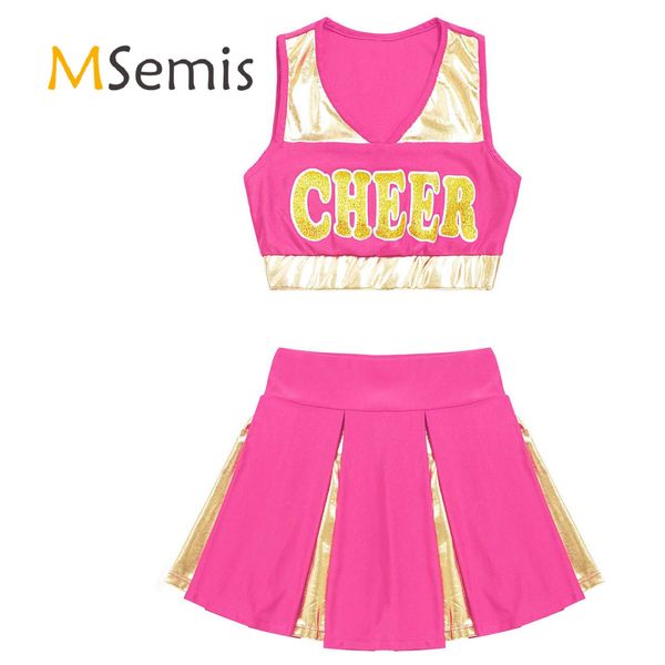 cheerleading kids girls cheerleading costume cheerleader uniform sleeveless v neckline letter print crop with elastic waistband skirt 230420
cheerleading kids girls cheerleading costume cheerleader uniform sleeveless v neckline letter print crop with elastic waistband skirt 230420