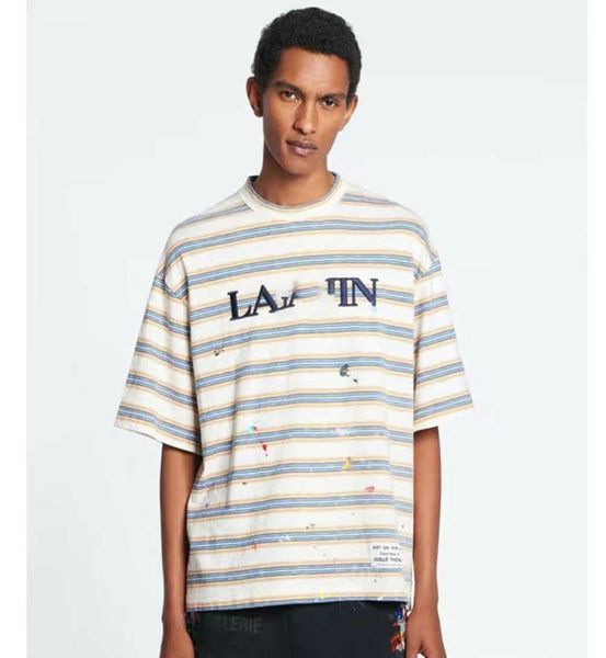 ss23 designer lanvins t shirt branded high street loose short sleeve couple tshirts for men and women couple cotton base tee white sport, White;black
ss23 designer lanvins t shirt branded high street loose short sleeve couple tshirts for men and women couple cotton base tee white sport, White;black