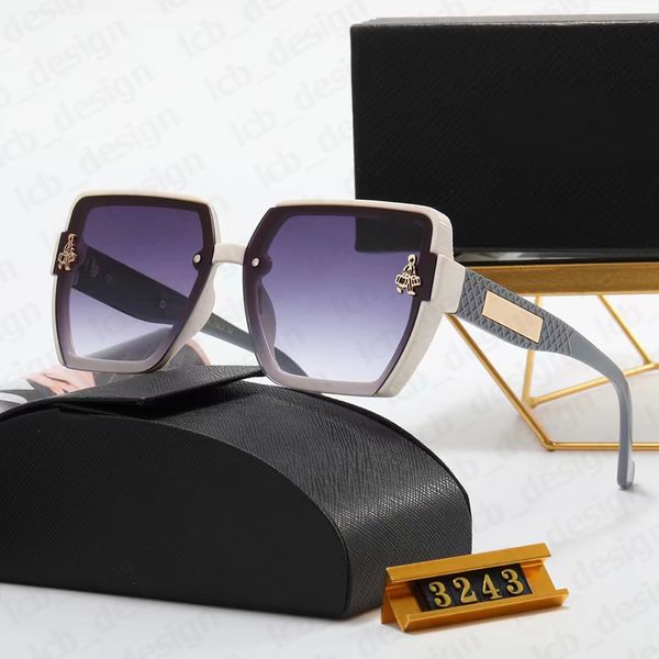 

Luxurious Designer Sunglass Fashion High Quality Sunglasses Women Men Sun glass Print Goggle Adumbral 5 Color Option Eyeglasses