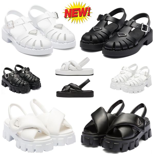 2023 foam rubber sandals thick sole upper with metal buckle thick bottom platform designer factory footwear retro beach loafers round toe sa, Black
2023 foam rubber sandals thick sole upper with metal buckle thick bottom platform designer factory footwear retro beach loafers round toe sa, Black