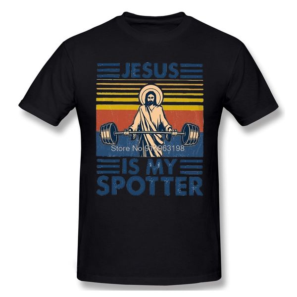 men s t shirts men bodybuilding pumping training crossfit black t shirt fitness jesus is my spotter tshirt pure cotton tees harajuku shirt 2, White;black
men s t shirts men bodybuilding pumping training crossfit black t shirt fitness jesus is my spotter tshirt pure cotton tees harajuku shirt 2, White;black