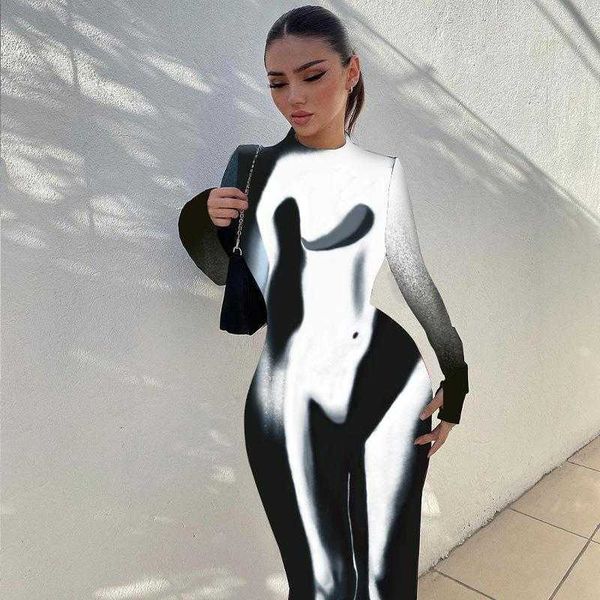 womens clothing autumn fashion printed dresses slim back zipper round neck long, Black;gray
womens clothing autumn fashion printed dresses slim back zipper round neck long, Black;gray