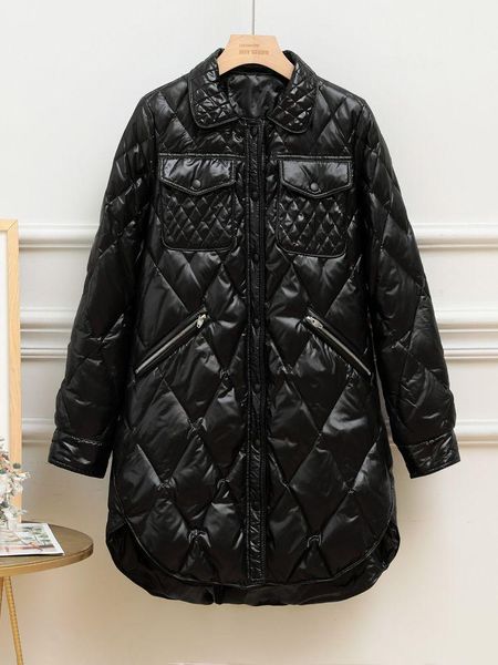 parkas new women casual style long down jacket white duck down jackets spring autumn coats and parkas female outwear, Black
parkas new women casual style long down jacket white duck down jackets spring autumn coats and parkas female outwear, Black