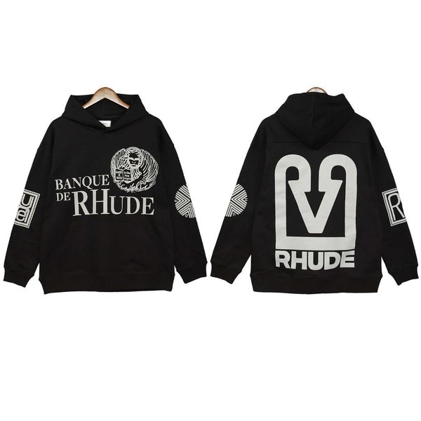 designer clothing hoodies fashion sweatshirts rhude autumn winter new trend letter printing american casual hoodie street fashion loose pull, Black
designer clothing hoodies fashion sweatshirts rhude autumn winter new trend letter printing american casual hoodie street fashion loose pull, Black