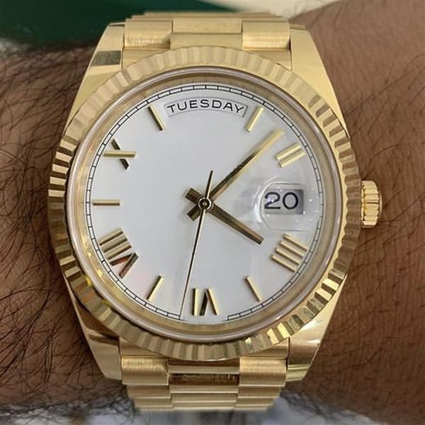 luxury men's watch 2813 automatic mechanical white dial stainless steel strap fashion men watches wristwatch285k, Slivery;brown
luxury men's watch 2813 automatic mechanical white dial stainless steel strap fashion men watches wristwatch285k, Slivery;brown