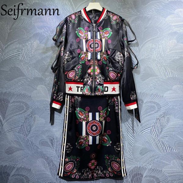 dress seifrmann new 2021 autumn women fashion runway skirts set lantern sleeve loose coats + high waist print pencil midi skirts suits, White
dress seifrmann new 2021 autumn women fashion runway skirts set lantern sleeve loose coats + high waist print pencil midi skirts suits, White