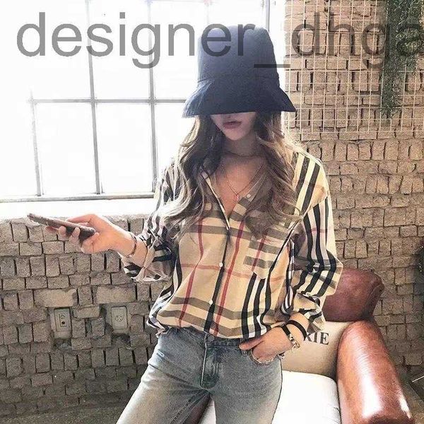 women's blouses & shirts designer2022 designer women's blouses shirts fashion classic summer new plaid t-shirt plus size casual lo, White
women's blouses & shirts designer2022 designer women's blouses shirts fashion classic summer new plaid t-shirt plus size casual lo, White