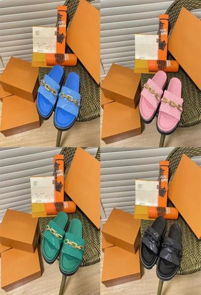 designer slippers paseo flat comfort slippers 2022ss new spring men women embossed lambskin accessorized oversized goldtone chain1439689, Black
designer slippers paseo flat comfort slippers 2022ss new spring men women embossed lambskin accessorized oversized goldtone chain1439689, Black