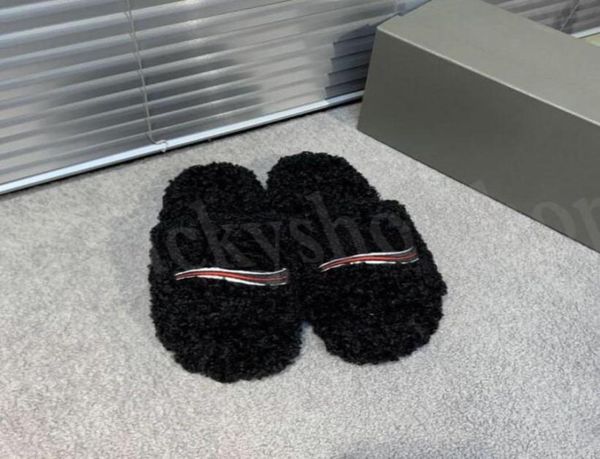 wool designer slippers flat slide sandals for women plush print flip flops fashion luxury indoor nonslip sandal wint9084357, Black
wool designer slippers flat slide sandals for women plush print flip flops fashion luxury indoor nonslip sandal wint9084357, Black