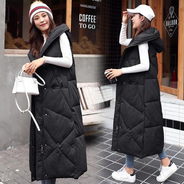 vests 2022 new xlong hooded vests parkas fashion winter jacket women casual thick down cotton winter coat women warm waistcoat, Black;white
vests 2022 new xlong hooded vests parkas fashion winter jacket women casual thick down cotton winter coat women warm waistcoat, Black;white