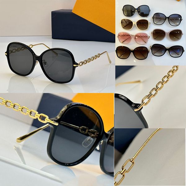 Designer 1:1 new Chain Two Square Sunglasses oval frame metal mirror leg nose carrier with carving group exquisite and fashionable women leisure vacation Z1907U
Designer 1:1 new Chain Two Square Sunglasses oval frame metal mirror leg nose carrier with carving group exquisite and fashionable women leisure vacation Z1907U