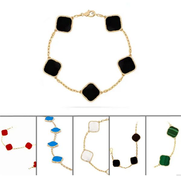 2023 clover bracelet 18 style diamond four leaf bracelet designer for womens mens tennis chain bracelet exquisite design for stylish eleganc, Golden;silver
2023 clover bracelet 18 style diamond four leaf bracelet designer for womens mens tennis chain bracelet exquisite design for stylish eleganc, Golden;silver