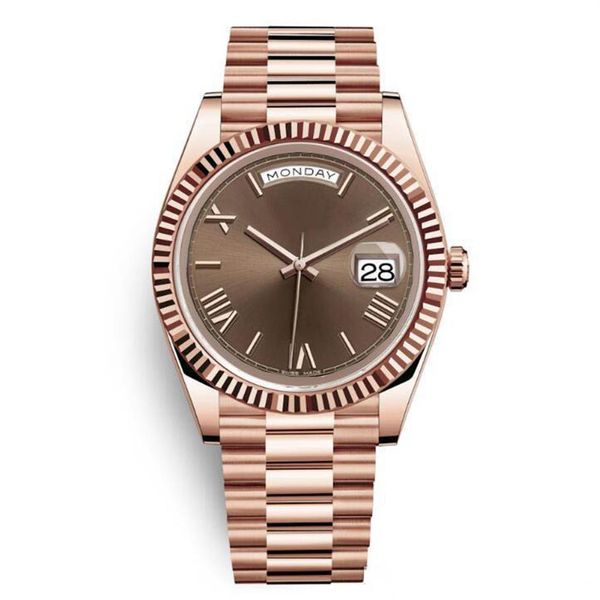 daydate yellow rose gold watch mens women luxury watch day-date president automatic designer watches mechanical roma dial wristwat293b, Slivery;brown
daydate yellow rose gold watch mens women luxury watch day-date president automatic designer watches mechanical roma dial wristwat293b, Slivery;brown