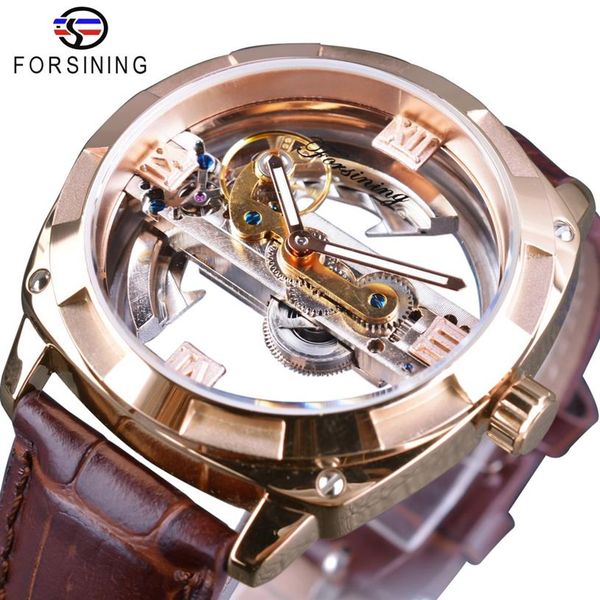 forsining rose golden brown genuine leather belt transparent double side open work creative automatic watches brand luxury298s, Slivery;brown
forsining rose golden brown genuine leather belt transparent double side open work creative automatic watches brand luxury298s, Slivery;brown