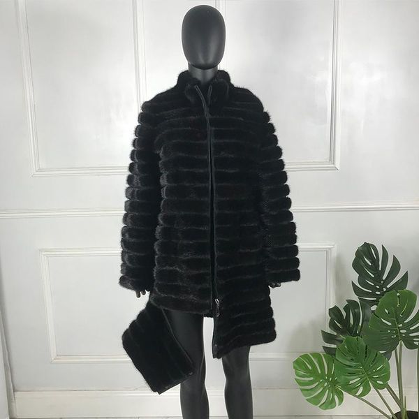 fur new natural mink fur coat women autumn winter fashion long fur jacket detachable length, Black
fur new natural mink fur coat women autumn winter fashion long fur jacket detachable length, Black