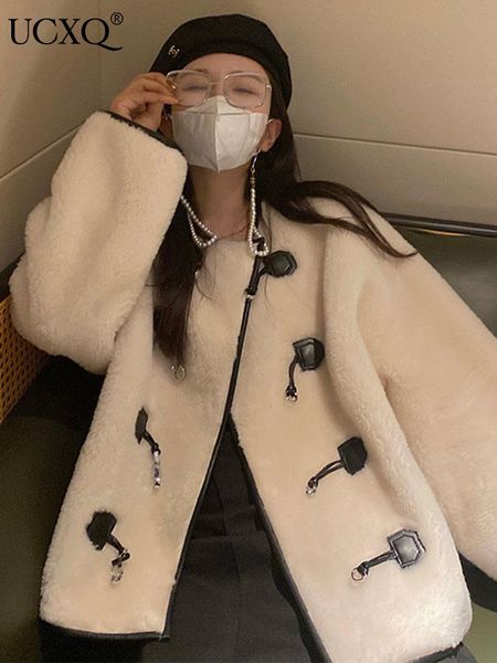 fur ucxq lamb wool coats women winter 2022 sheep shearling jacket autumn new hook button young casual short fur one piece overcoat, Black
fur ucxq lamb wool coats women winter 2022 sheep shearling jacket autumn new hook button young casual short fur one piece overcoat, Black
