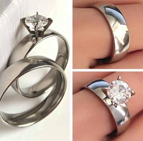 50pcs 25pairs silver stainless steel wedding couples ring width 6mm simple band zircon lovers ring anniversary gift engagement j1808893, Slivery;golden
50pcs 25pairs silver stainless steel wedding couples ring width 6mm simple band zircon lovers ring anniversary gift engagement j1808893, Slivery;golden