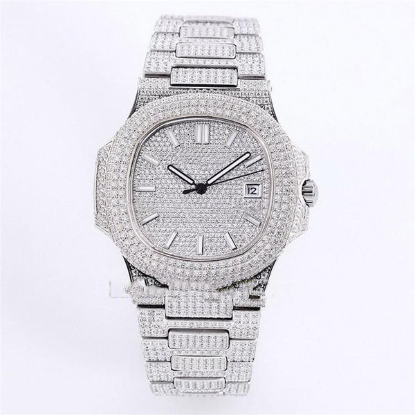 designer auality 5719 10g-010 18k white gold fully paved with diamonds cal 8215 automatic mens watch diamond strap diamond dia221t, Slivery;brown
designer auality 5719 10g-010 18k white gold fully paved with diamonds cal 8215 automatic mens watch diamond strap diamond dia221t, Slivery;brown
