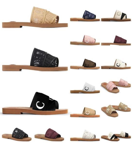 luxury designer women slippers woody flat mule in canvas summer rubber sandals beach sliders woven peep toe lady casual letter sty8848422, Black
luxury designer women slippers woody flat mule in canvas summer rubber sandals beach sliders woven peep toe lady casual letter sty8848422, Black