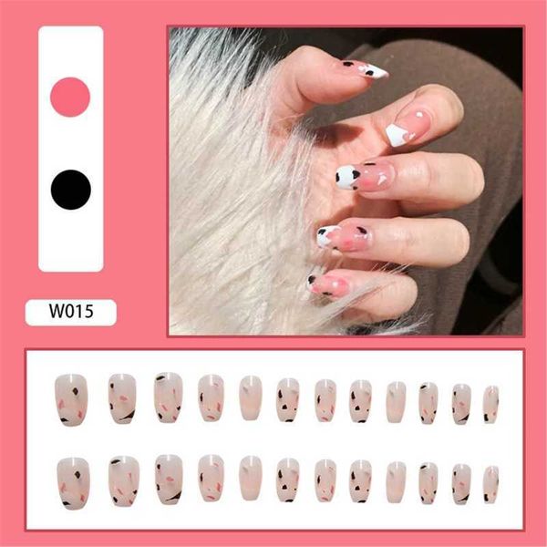false nails 24pcs cow color wear long paragraph fashion manicure patch false nails save time wearable nail patch j230419, Red;gold
false nails 24pcs cow color wear long paragraph fashion manicure patch false nails save time wearable nail patch j230419, Red;gold