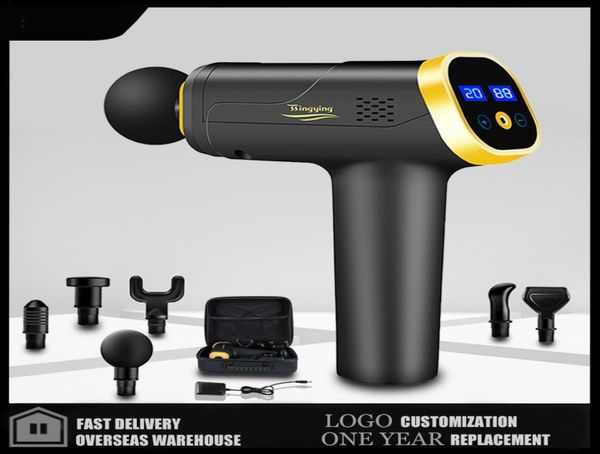

massage gun fascia gun neck massager vibration fitness equipment noise reduction design electric massager1666970