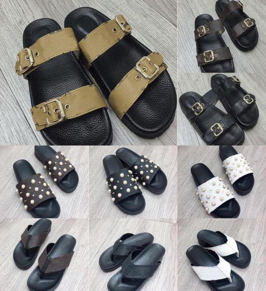 designer women sandals luxury lady slides belt buckle leather casual shoes pearl rivet platform summer beach outdoor 7645080, Black
designer women sandals luxury lady slides belt buckle leather casual shoes pearl rivet platform summer beach outdoor 7645080, Black