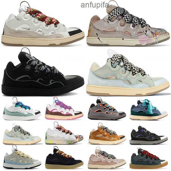 lanvins shoes luxury boot men women laceup extraordinary sneaker embossed leather curb sneakers calfskin rubber nappa mesh plate-forme sole, Black 
lanvins shoes luxury boot men women laceup extraordinary sneaker embossed leather curb sneakers calfskin rubber nappa mesh plate-forme sole, Black