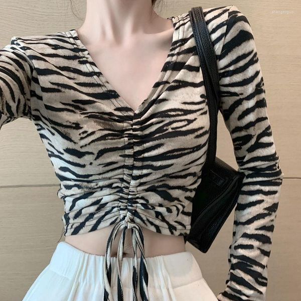 women's t shirts v-neck long-sleeved t-shirt leopard early autumn versatile slim style thin bottom shirt women's short stripe crop, White
women's t shirts v-neck long-sleeved t-shirt leopard early autumn versatile slim style thin bottom shirt women's short stripe crop, White
