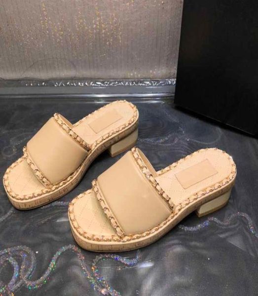 chunky heels platform slippers design classic chain flip flops fashion sandals luxury summer retro flat shoes plus siz2496061, Black
chunky heels platform slippers design classic chain flip flops fashion sandals luxury summer retro flat shoes plus siz2496061, Black