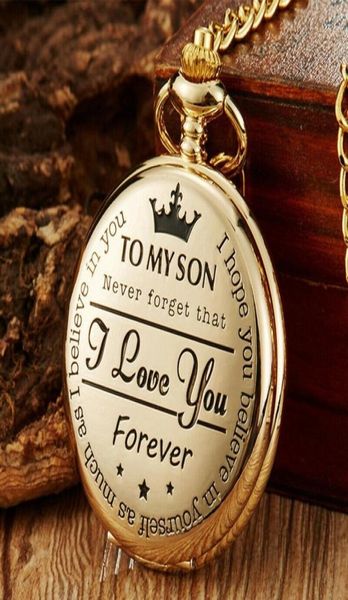 vintage silver black gold quotto my sonquot laser word men boy analog quartz pocket watch pendant chain children kids watches 2808872, Slivery;golden
vintage silver black gold quotto my sonquot laser word men boy analog quartz pocket watch pendant chain children kids watches 2808872, Slivery;golden